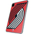NBA Portland Trail Blazers Large Logo iPad Pro 11in (2024) Clear Case